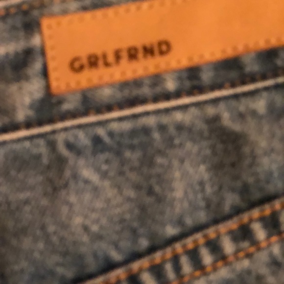 GRLFRND “Milla” Metallic Leather Panel Miniskirt - Picture 8 of 9